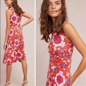 Anthropologie Maeve Floral Stretchy Dress